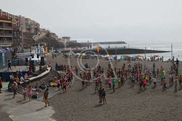 Clases magistrales de Zumba y Body Combat en Melenara (Foto TA)